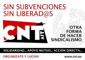 subvenciones a sindicatos. cnt lanzarote. cnt ait lanzarote