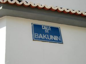 calle De Bakunin. 19 de julio Revolución. cnt lanzarote