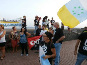 concentración contra el petróleo. cnt lanzarote lanzarote cnt . cnt lanzarote