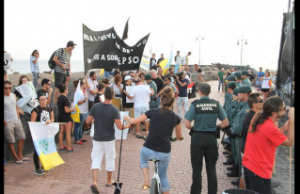 concentración contra el petróleo.cnt lanzarote