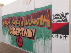 graff sueño. cnt lanzarote. presos en lucha1